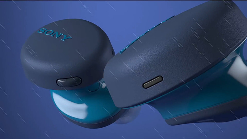 WF-XB700 là một mẫu tai nghe không dây được Sony trang bị khả năng chống nước theo tiêu chuẩn IPX4.
