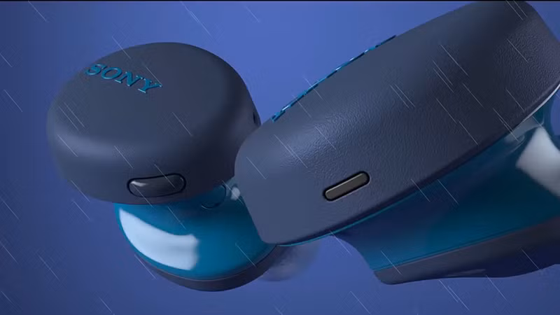 WF-XB700 là một mẫu tai nghe không dây được Sony trang bị khả năng chống nước theo tiêu chuẩn IPX4.