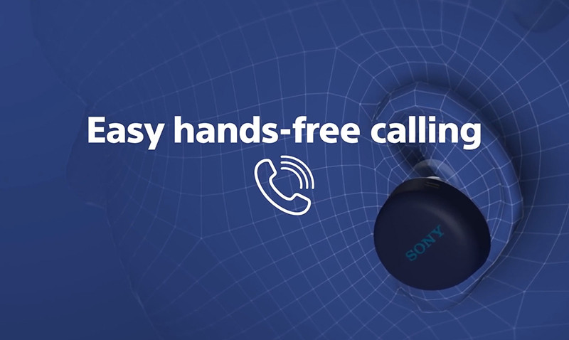 WF-XB700 tiếp tục đước tích hợp tính năng đàm thoại, người dùng có thể nghe gọi thông qua mẫu tai nghe này.