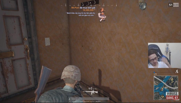 Nam streamer bất ngờ đến mức phải thốt lên thành tiếng khi nhận được số tiền "khủng" như vậy.