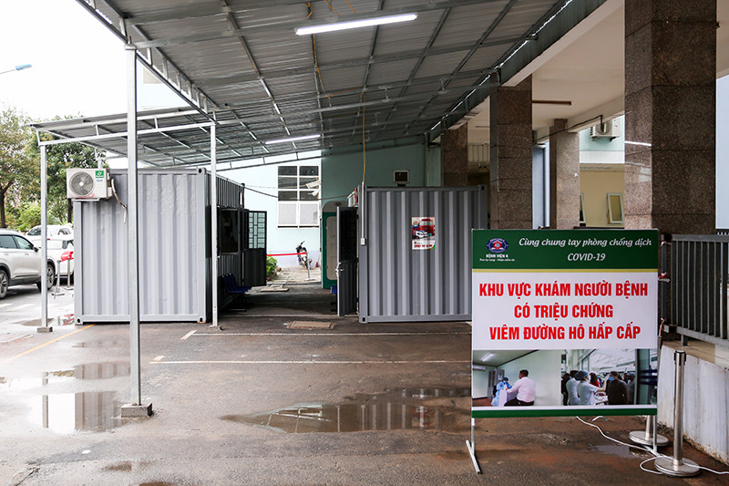 Thông tin được đăng tải rõ ràng tại bên ngoài để mọi người nhận biết khu cách ly.