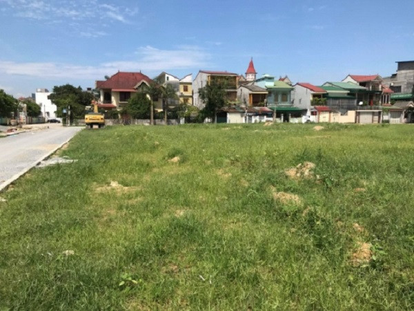 Khu đất đang làm “dạy sóng” dư luận ở Nghệ An những ngày qua. Ảnh: TN&MT.