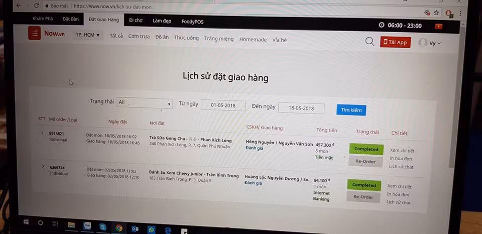 Hóa đơn mua hàng của Lam Herry. Ảnh chụp màn hình: Facebook Lam Herry.