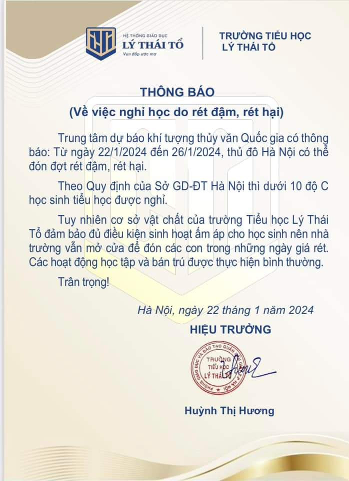 Cho tre nghi hoc khi ret duoi 10 do, chuyen gia noi gi?-Hinh-2