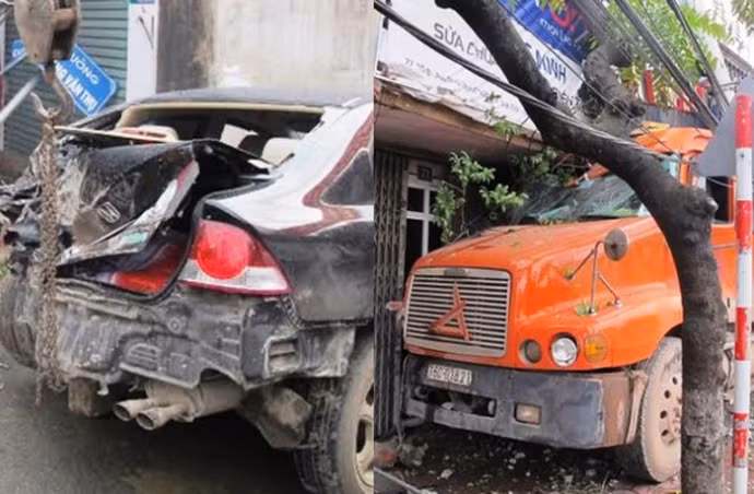 1. Tổ trưởng tổ dân phố đang cắm cờ bị ô tô đâm chết Khoảng 7h ngày 10/1 trên QL1 đoạn qua địa bàn tổ 8, phường Trung Sơn (TP. Tam Điệp, Ninh Bình), ông Đỗ Văn Thân (SN 1979, Hồng Bàng, TP Hải Phòng) điều khiển container chạy trên QL1 theo hướng Thanh Hóa - Ninh Bình. Tới địa điểm trên, container mất lái lao vào ô tô 4 chỗ đang đậu ven đường. Hậu quả, chiếc ô tô này lao lên vỉa hè đâm phải ông Trần Văn Lượng (SN 1954), tổ trưởng tổ dân phố 8 đang cắm cờ. Vụ tai nạn giao thông khiến ông Lượng tử vong tại chỗ. Tài xế ô tô 4 chỗ bị thương nhẹ.