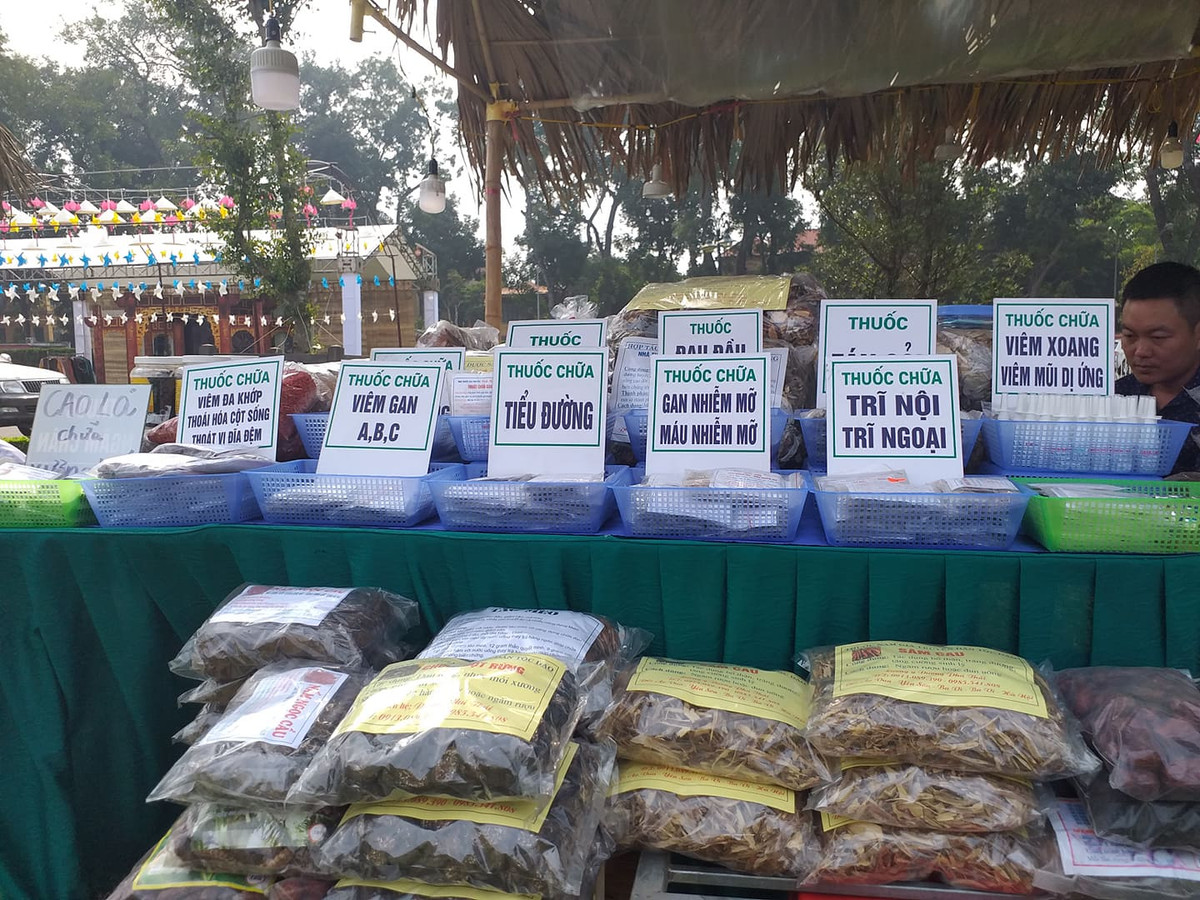 "Hiệu thuốc" chữa các bệnh nan y cũng được marketing trong lễ hội văn hóa.