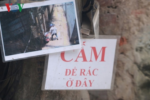 Hình ảnh người vi phạm được ghi lại rất rõ nét.