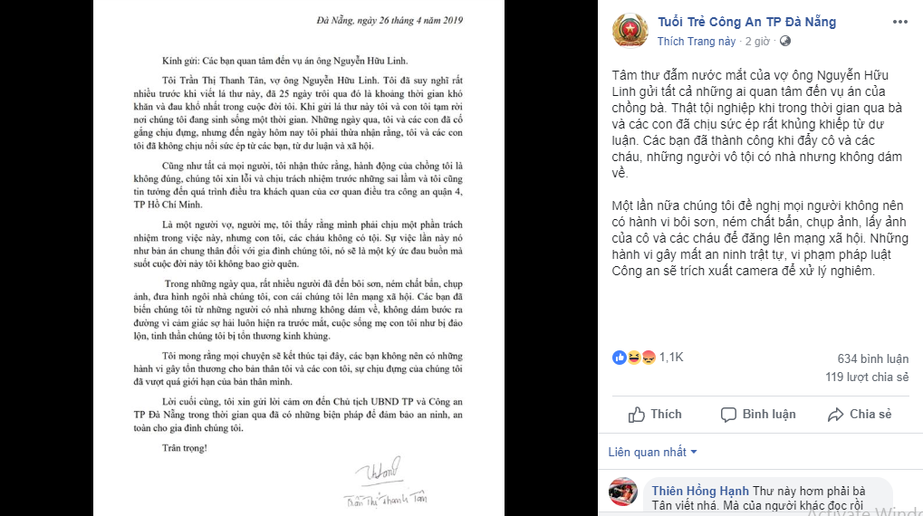 Vu dam o be gai trong thang may: Vo ong Linh “nung” keu cuu