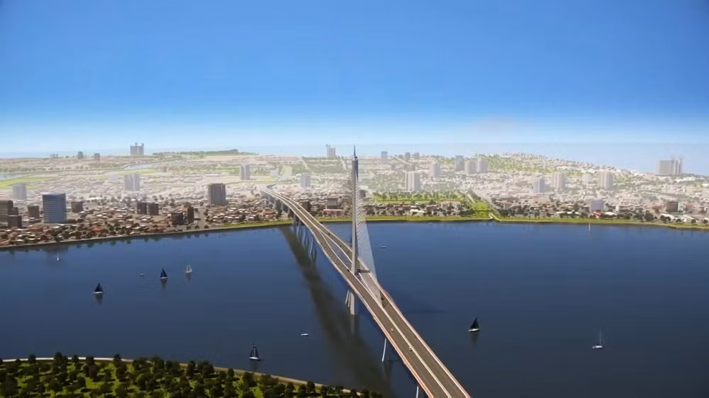 Sở Quy hoạch- Kiến trúc cho biết, phương án thiết kế kiến trúc được UBND TP.HCM chọn sẽ là cầu dây văng một trụ tháp với ý tưởng phác họa hình tượng cây đước đặc trưng của huyện Cần Giờ (khu dự trữ sinh quyển rừng ngập mặn Cần Giờ)