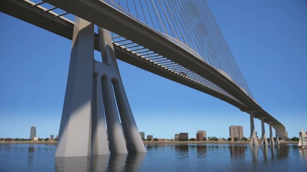 Trụ tháp với ý tưởng phác họa hình tượng cây đước đặc trưng của huyện Cần Giờ