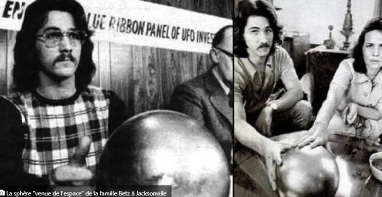 Do vậy, gia đình Betz đồng ý đem quả cầu cho các nhà khoa học kiểm tra. Sau khi phân tích, kiểm tra, các chuyên gia thuộc Lực lượng Hải quân xác định quả cầu hoàn toàn bình thường, được làm từ thép không gỉ.