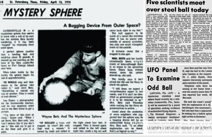 Một quan điểm cho rằng, gia đình Betz sống trong một căn nhà cũ có sàn nhà không bằng phẳng. Vậy nên, quả cầu sẽ xuất hiện những hiện tượng bất thường khi lăn trên sàn nhà.