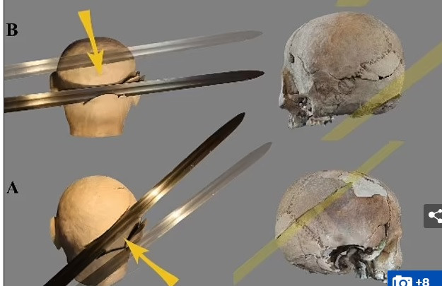 Các nhà khảo cổ phát hiện bộ xương của người đàn ông trên ở nhà thờ San Biagio tại Cittiglio, một thị trấn nhỏ ở phía bắc tỉnh Varese của Italy vào năm 2006.