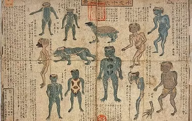 Thủy quái Kappa có miệng nhọn, da cứng như thằn lằn và cơ thể có màu xanh kỳ quái có thể thay đổi màu sắc theo môi trường.