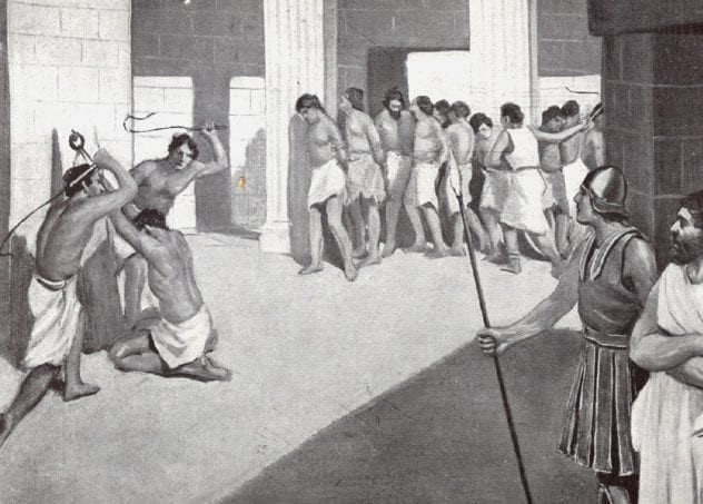 Khoảng 1/3 dân số Hy Lạp cổ đại là nô lệ.