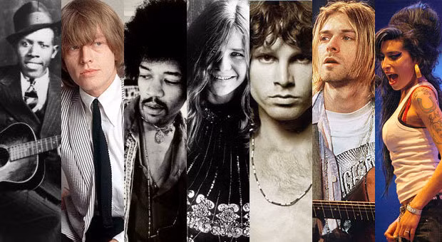 Lời nguyền "câu lạc bộ 27" được nhiều người biết đến khi một nhóm nghệ sĩ qua đời ở tuổi 27 khi đang ở đỉnh cao sự nghiệp khiến công chúng thương tiếc cũng như cảm thấy bí ẩn.