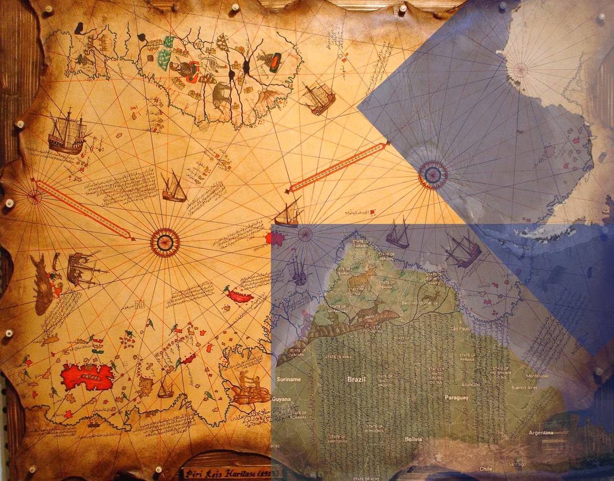 Đến năm 1953, Hải quân Thổ Nhĩ Kỳ đã gửi tấm bản đồ Piri Reis tới cơ quan thủy văn Hải quân Mỹ để phân tích. Theo đó, các chuyên gia vô cùng bất ngờ vì bản đồ có độ chính xác hoàn toàn tuyệt đối. Dường như người vẽ bản đồ đã sử dụng phương pháp định vị từ trên không.