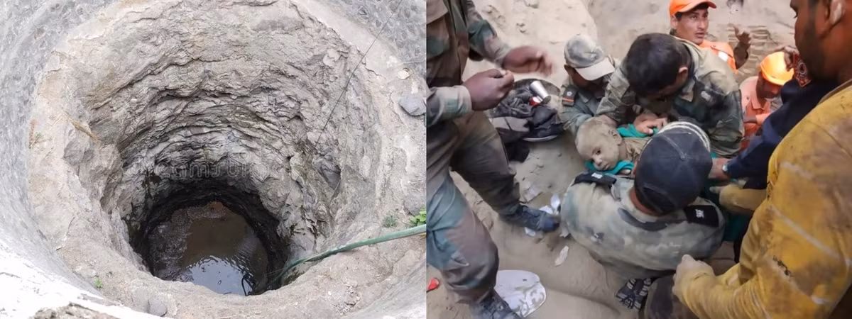 Ngay sau đó, cuộc giải cứu cậu bé Nadeem được giới chức trách và lực lượng cứu hộ triển khai nhằm nhanh chóng đưa em ra khỏi giếng nhanh nhất có thể. Lực lượng cứu hộ đã đào cái hố khác sâu khoảng 21m, cách giếng nơi Nadeem rơi xuống khoảng 5m. Họ chủ yếu đào bằng tay thay vì dùng máy móc để đảm bảo đất không rơi trúng đứa trẻ.