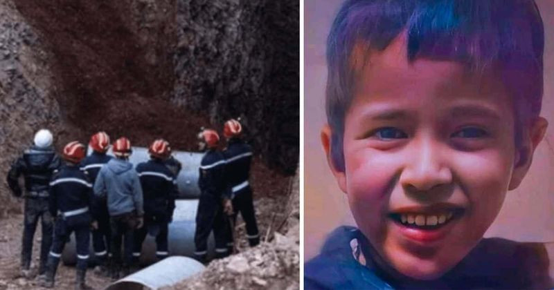 Lực lượng cứu hộ Morocco nhanh chóng có mặt tại hiện trường sau khi nhận được tin báo. Do miệng giếng có đường kính quá hẹp, chỉ 45 cm nên đội cứu hộ không thể đưa người xuống dưới để đưa nạn nhân lên. Do đó, họ đã nỗ lực giải cứu suốt ngày đêm bằng cách dùng máy xúc đào dọc sườn đồi song song với giếng.