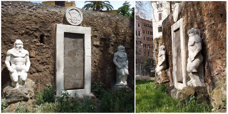 Sáng hôm sau, nhà giả kim biến mất và chỉ để lại một vài mảnh vàng cùng một tờ giấy gồm các ký hiệu bí ẩn. Hầu tước Massimiliano "vắt óc" giải mã những ký hiệu đó nhưng không thành công. Về sau, ông cho người khắc chúng lên những cánh cửa vào khu vườn của mình với hy vọng rồi sẽ có người tìm ra đáp án biến thảo mộc thành vàng. Theo thời gian, căn biệt thự và khu vườn biến mất và chỉ còn cánh cửa kỳ bí này.