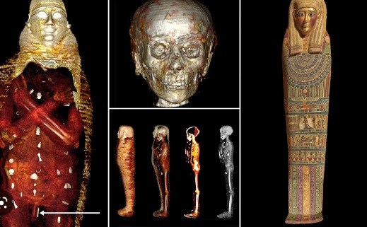 Trong khi đó, chiếc lưỡi vàng được đặt bên trong miệng cậu bé được các nhà nghiên cứu cho rằng, người Ai Cập cổ đại làm vậy để cậu bé có thể nói chuyện với các vị thần ở thế giới bên kia.