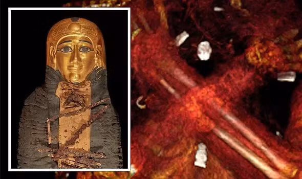 Các chuyên gia tin rằng, 49 bùa hộ mệnh chôn cùng "cậu bé vàng" có ý nghĩa quan trọng đối với người chết trong hành trình sang thế giới bên kia. "Xác ướp này thể hiện niềm tin của người Ai Cập về cái chết và thế giới bên kia trong thời kỳ Ptolemaic", giáo sư Saleem cho hay.