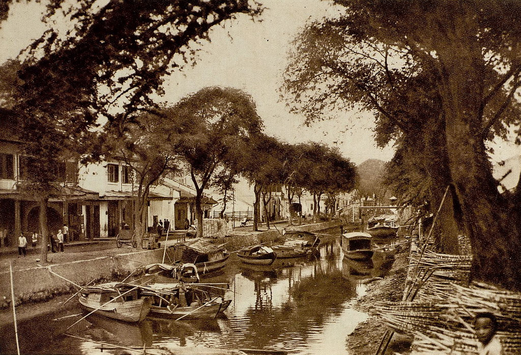 Kênh rạch ở Chợ Lớn. Ảnh: Gallica.bnf.fr.