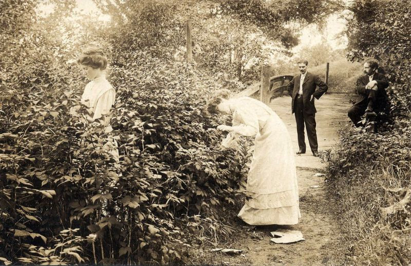 Hai phụ nữ làm vườn. Ảnh: Gt_hawk63.