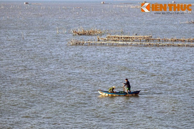 Nét mộc mạc của cuộc sống vùng đầm phá khiến lòng người tạm thời không còn vương vấn với những tính toán đời thường nơi phố thị.