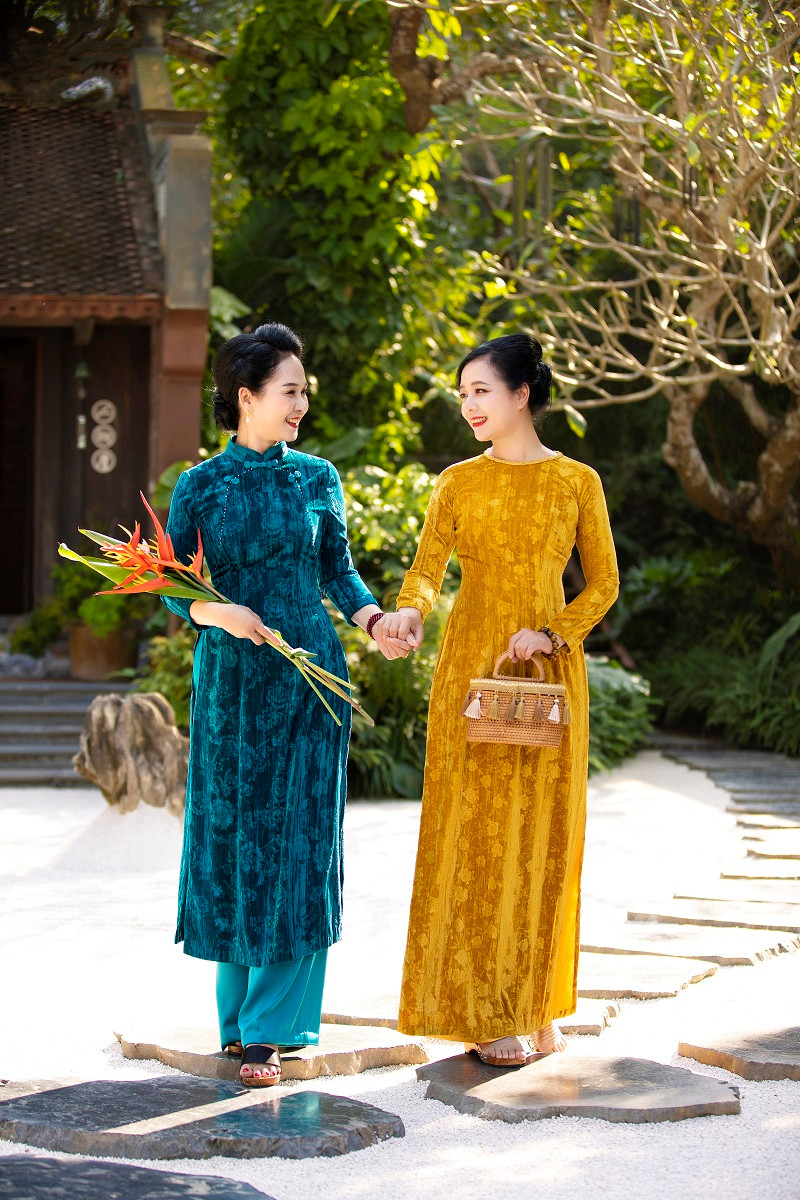 NSND Lan Huong, Chieu Xuan dien ao dai dep nen na