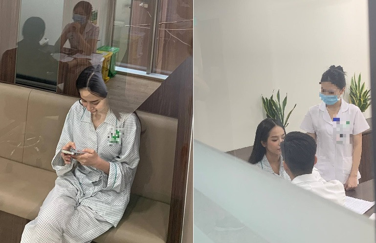 Mới nhất hình ảnh Thanh Thủy xuất hiện ở thẩm mỹ viện càng khiến fan sắc đẹp tin rằng cô đã "dao kéo".