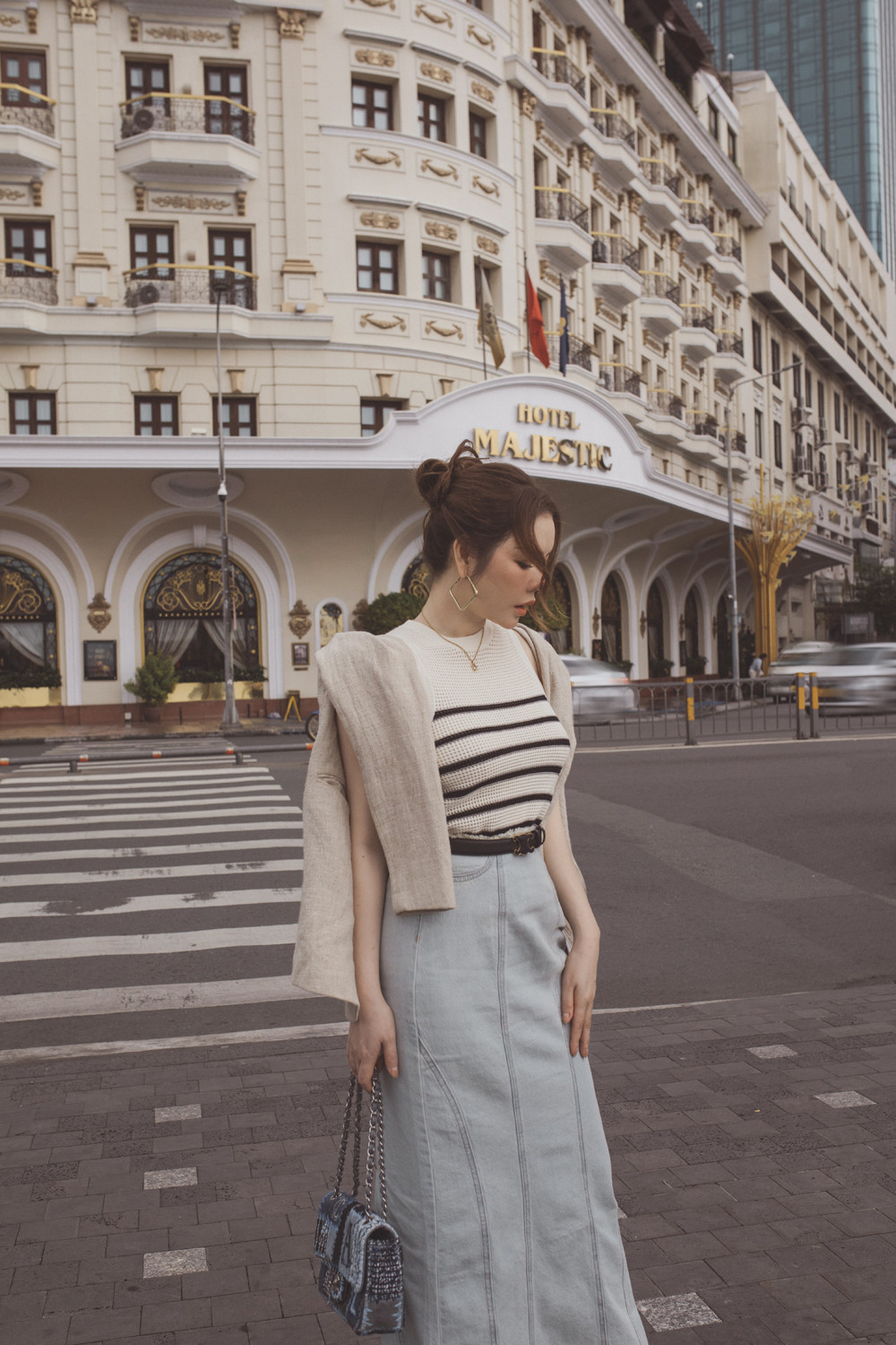 Sự chỉn chu đến từng chi tiết giúp cho mỗi lần xuất hiện Lý Nhã Kỳ hầu như không mắc bất cứ lỗi trang phục nào.