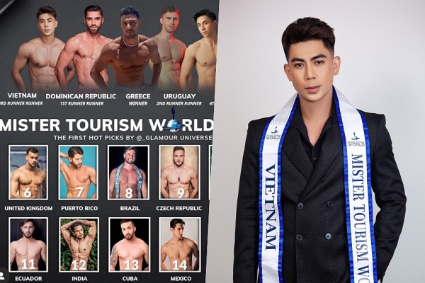 Phung Phuoc Thinh duoc du doan thanh A vuong Mister Tourism World 2022