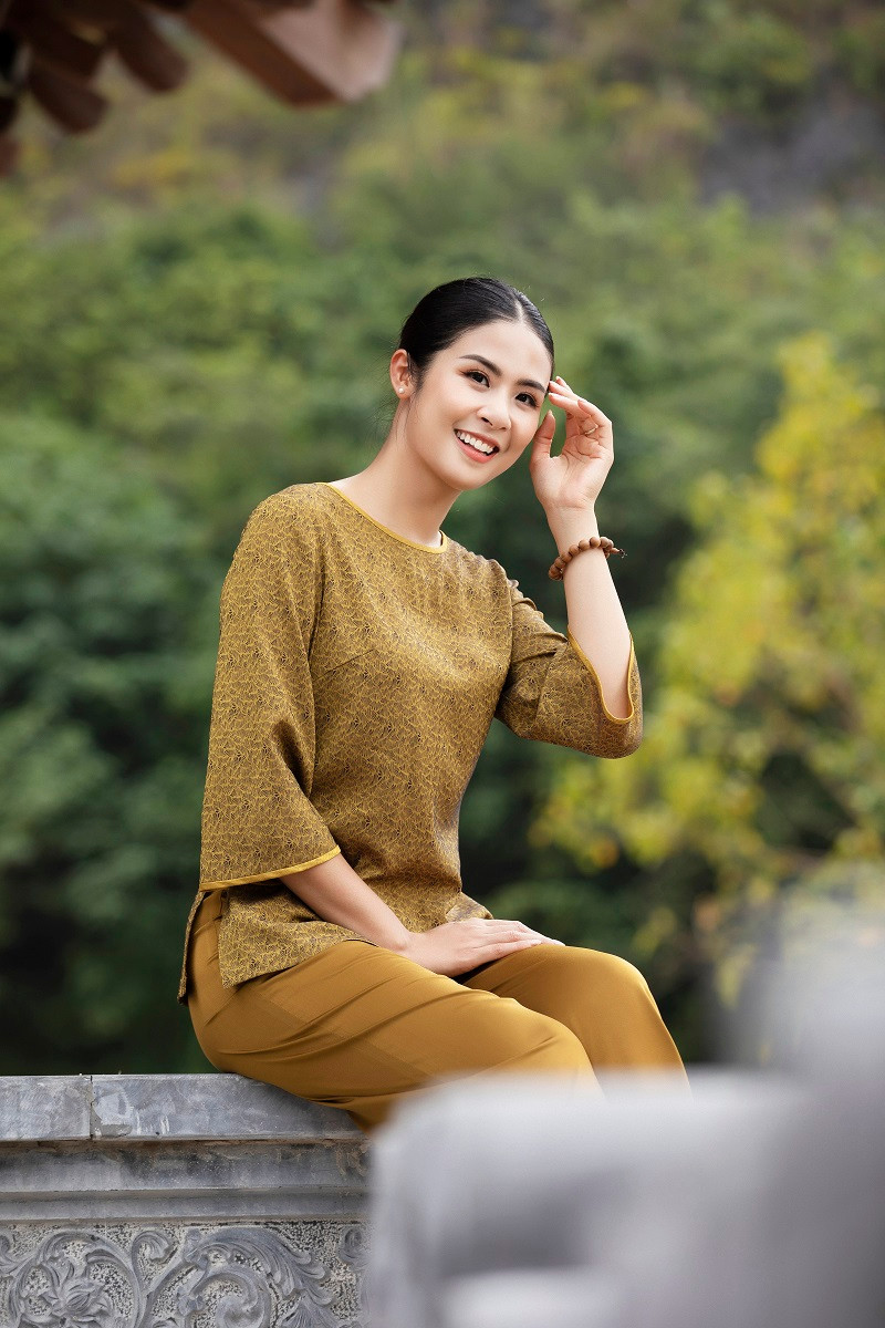 Hôn lễ của Ngọc Hân vô cùng đặc biệt khi cô dâu mang những nét đặc trưng văn hóa Bắc bộ vào lễ cưới.