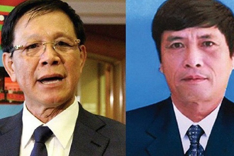 Ông Phan Văn Vĩnh (bên trái) và Nguyễn Thanh Hóa (phải).