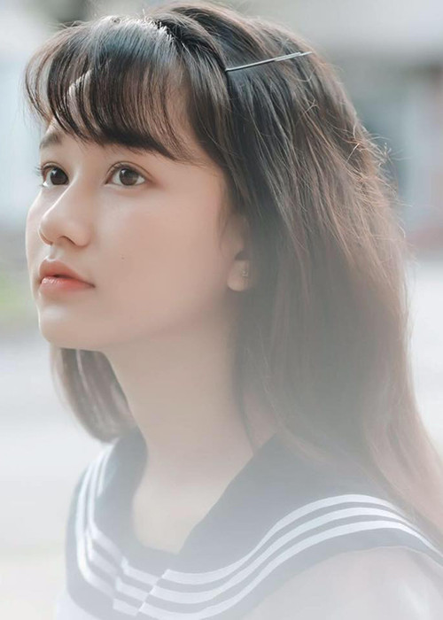 Vẻ đẹp trong veo của Trúc Anh giống với ngoại hình của nhân vật Hà Lan trong "Mắt biếc", đặc biệt là đôi mắt.