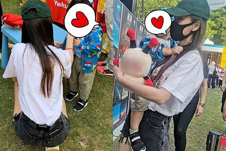 Angelababy thường một mình đưa con đi chơi mà không có Huỳnh Hiểu Minh tháp tùng.