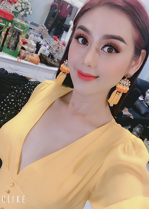 Lâm Khánh Chi trẻ trung, xinh đẹp trong hình ảnh được chỉnh sửa.