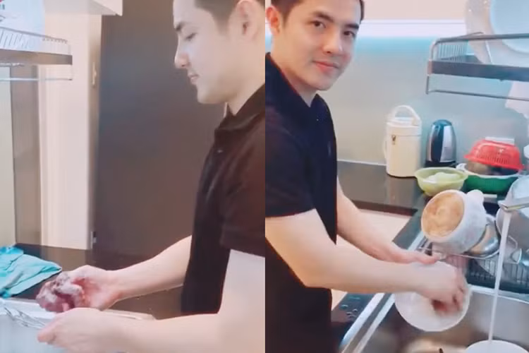 Có gia thế khủng nhưng Ông Cao Thắng không hề hà bất cứ việc gì vì Đông Nhi. Ảnh: VTC