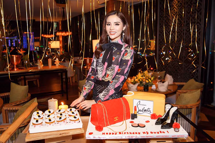 Hoa hậu Kỳ Duyên có thể sẽ dự đám cưới của Đàm Thu Trang và Cường Đô la. Ảnh: Khám phá