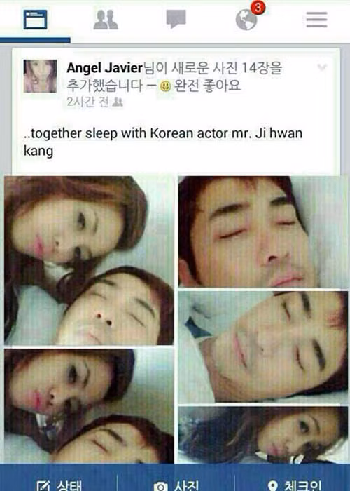 5 năm trước, Kang Ji Hwan từng trở thành tâm điểm vì ồn ào lộ ảnh giường chiếu. Theo đó, một cô gái người Philippines tung loạt ảnh nóng của nam diễn viên.