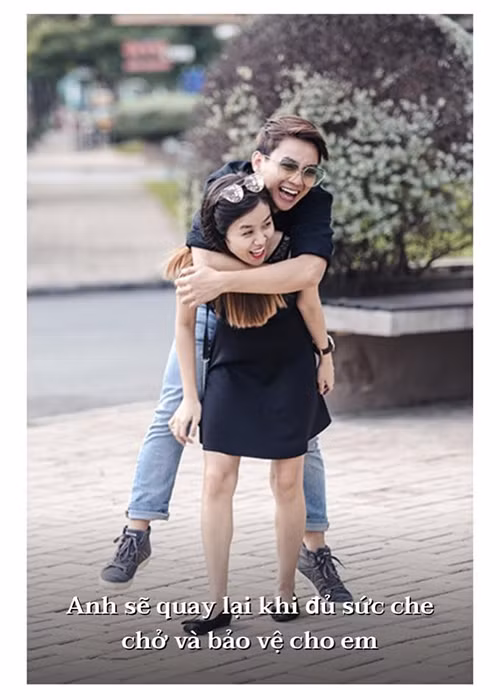 Hoài Lâm yêu Hoàng Ngọc từ năm 16 tuổi. Cả hai đều là mối tình đầu của nhau. Vì yêu sớm nên Hoài Lâm và Hoàng Ngọc bị gia đình phản đối chuyện tình cảm. Cả hai từng có 2 năm chia tay. Đến khi Hoài Lâm cảm thấy đủ sức che chở và bảo vệ cho Hoàng Ngọc, anh đã quay lại.