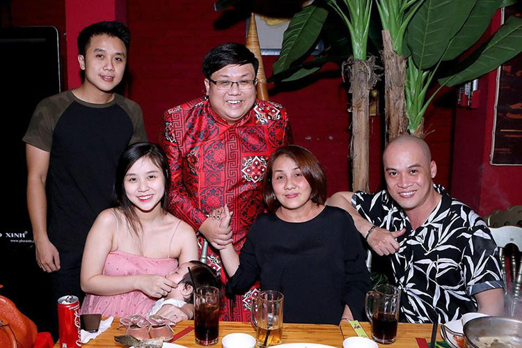 Hoàng Ngọc từng bị nghi mang bầu lần hai khi cô để lộ vóc dáng mũm mĩm vào năm 2018. Ảnh: Yeah1