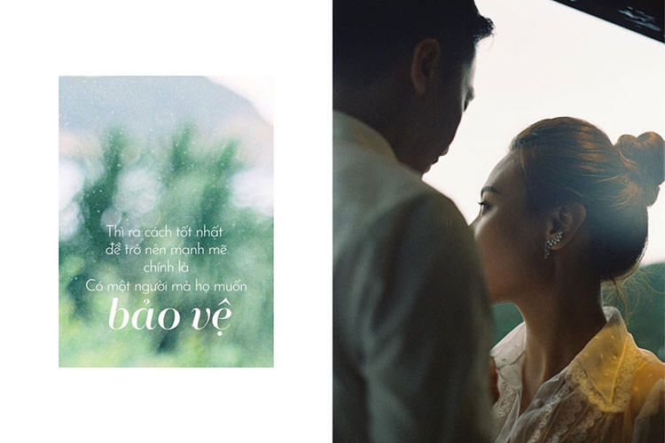 Đôi uyên ương cùng có tâm sự "thì ra cách tốt nhất để trở nên mãnh mẽ chính là có một người mà họ muốn bảo vệ".