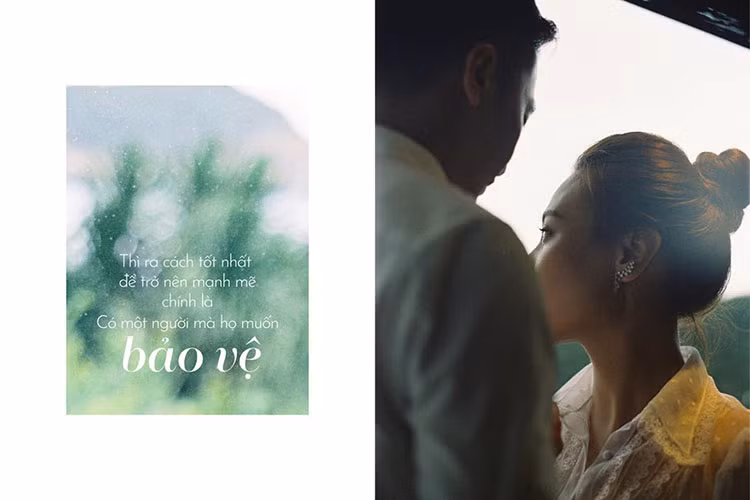 Đôi uyên ương cùng có tâm sự "thì ra cách tốt nhất để trở nên mãnh mẽ chính là có một người mà họ muốn bảo vệ".