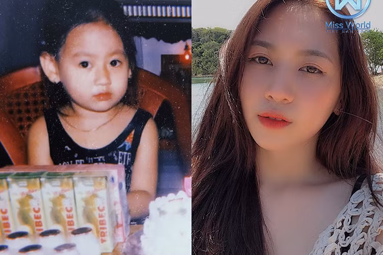 Thời thơ ấu của các thí sinh Miss World Việt Nam 2019 là những cô nhóc xinh xắn, đáng yêu.