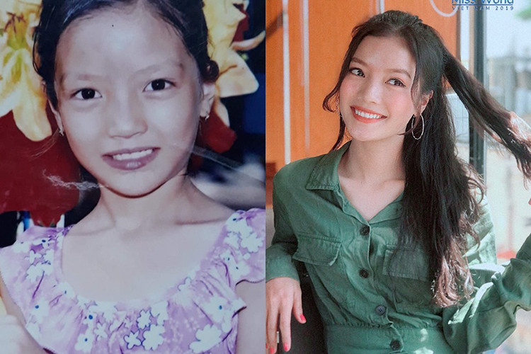 Những nét đẹp trên gương mặt của Lâm Thị Bích Tuyền vẫn giữ nguyên từ nhỏ đến tận bây giờ.