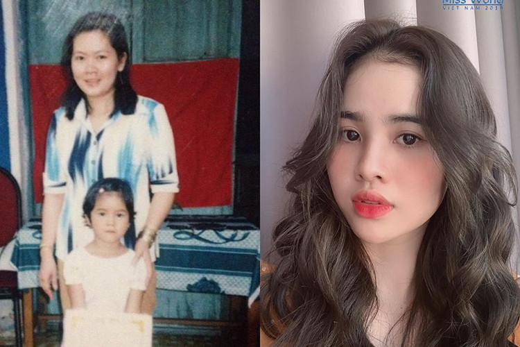 Thí sinh Lê Trinh Trinh thay đổi khá nhiều so với lúc còn nhỏ.