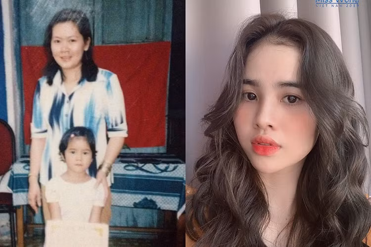 Thí sinh Lê Trinh Trinh thay đổi khá nhiều so với lúc còn nhỏ.