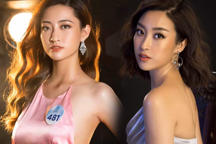 Lương Thùy Linh được xem là bản sao của Hoa hậu Đỗ Mỹ Linh. Cả hai còn có điểm chung là xuất thân từ trường Đại học Ngoại thương cơ sở Hà Nội.